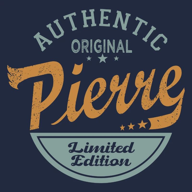 Pierre first name Gift Personalized Tshirt stone