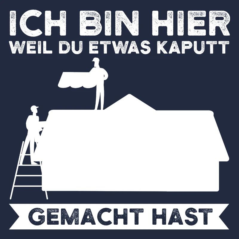 Dachdecker Beruf Dachdeckerei Geschenk