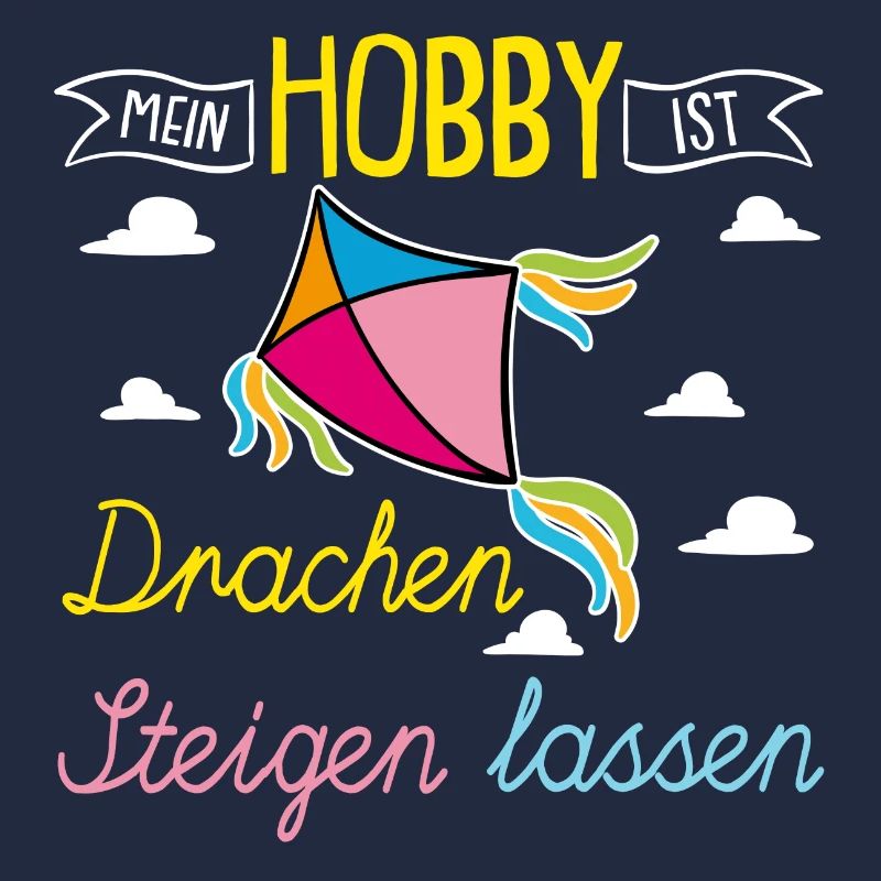 Drachen steigen Kite Flying mit Papa