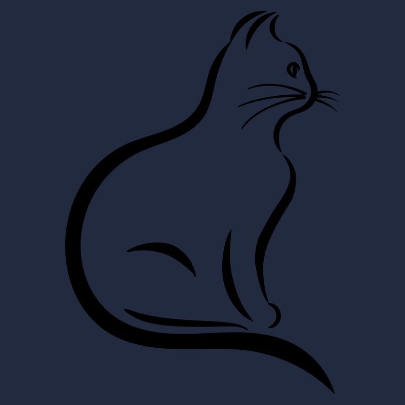 Katze süß umrisse
