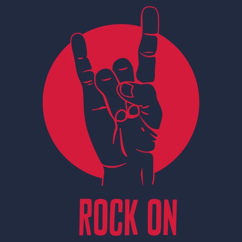 Rock On! Mano cornuta Handzeichen