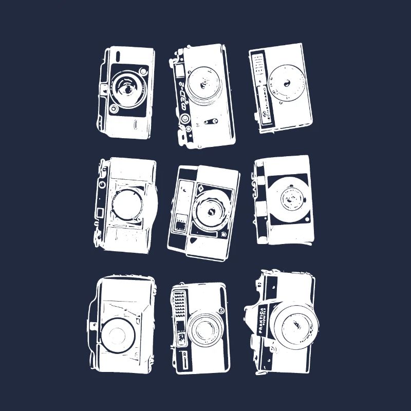 Collage de caméra rétro