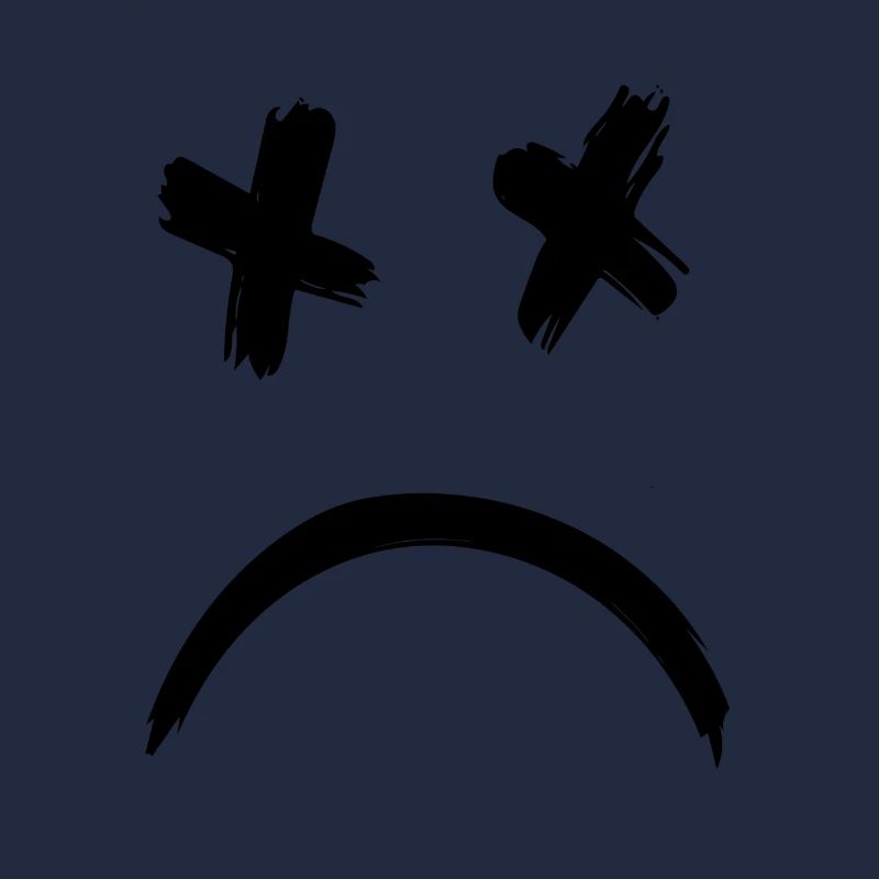 Sad Dead Smile Face