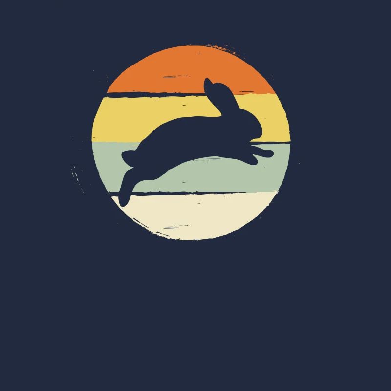 Retro Rabbit Dwarf Rabbit Gift
