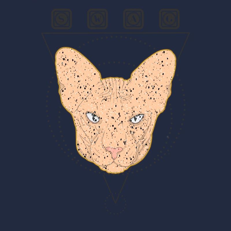 Sphinx Chat Égyptien Chat Sans Poils