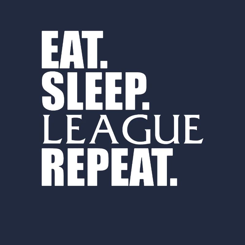 Manger sleep League Répéter