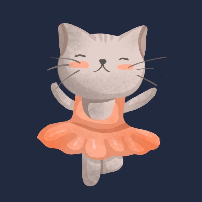 Mignon chat dansant