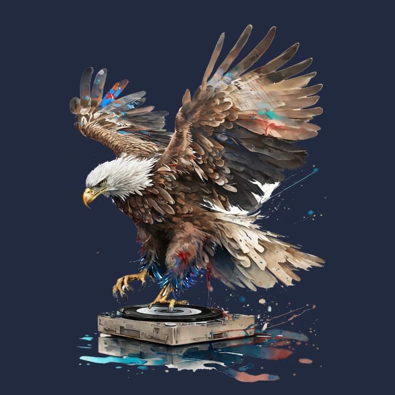 DJ grattant Eagle