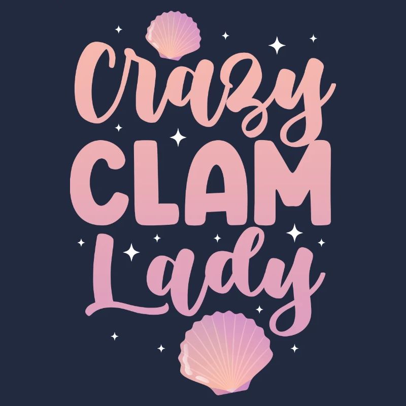 Crazy Clam Lady - Seashell Hunter Sea Shell