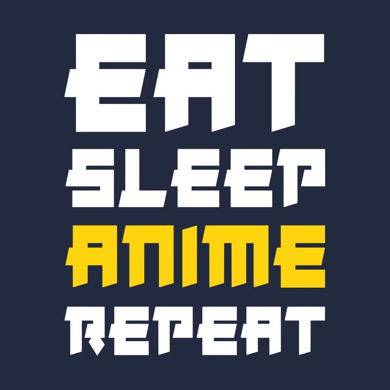 Manger Sommeil Anime Répéter