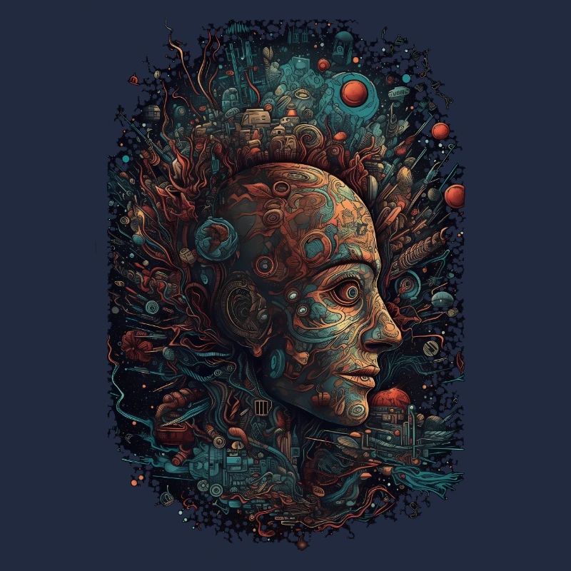 Trippy Explosion - Psychedelic Motif