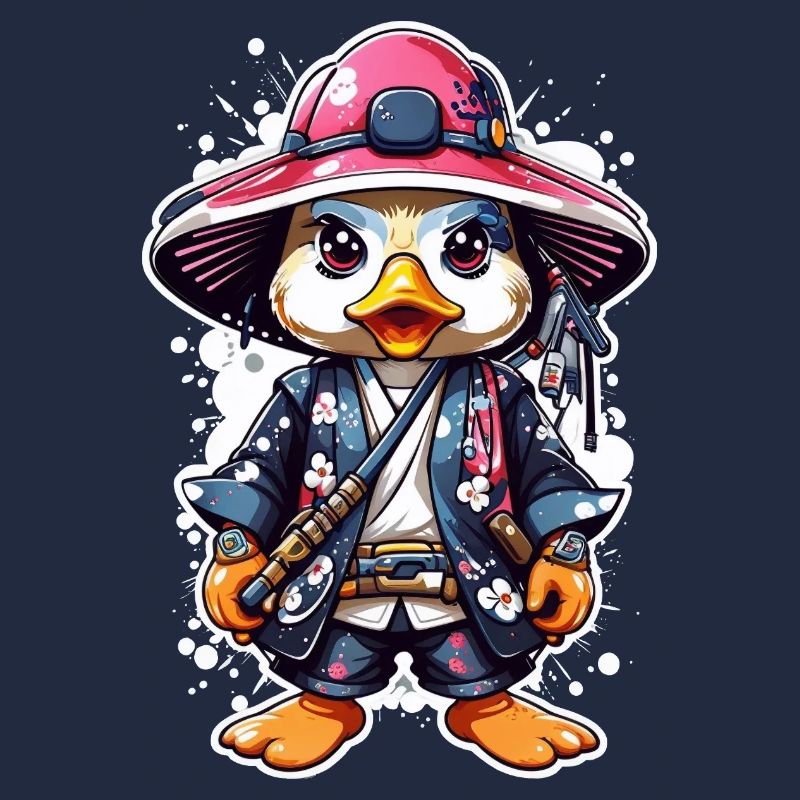 Quack-tastic Samurai Adventures: Cute Samurai Duck