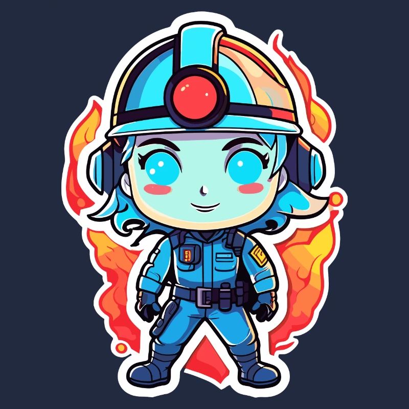 Firefighter Drawing