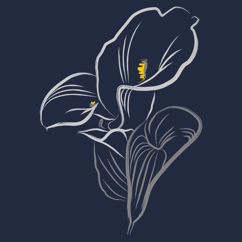CALLA JAUNE-GRIS
