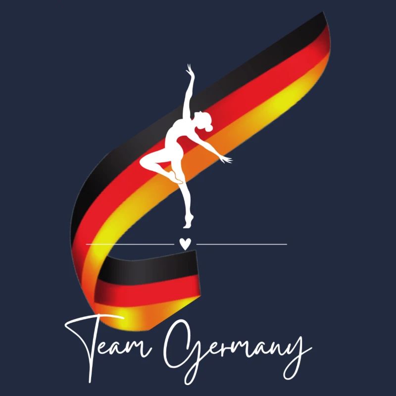 Team Dance Germany avec danseur et drapeau