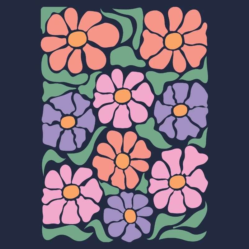 Fleurs de flore bohème