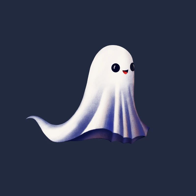 Kleiner Geist Illustration Geschenkidee - Ghost