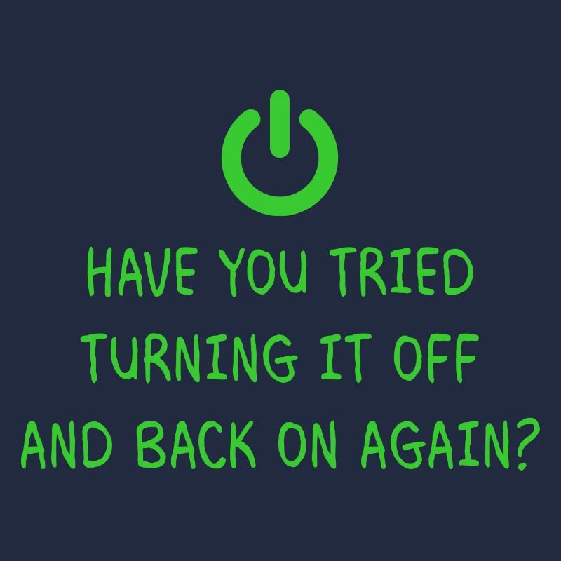 Turning it off Programming Informatik Geschenk