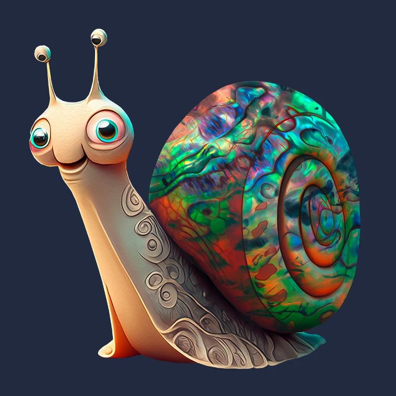 Opal Snail - Opal Snail Shell