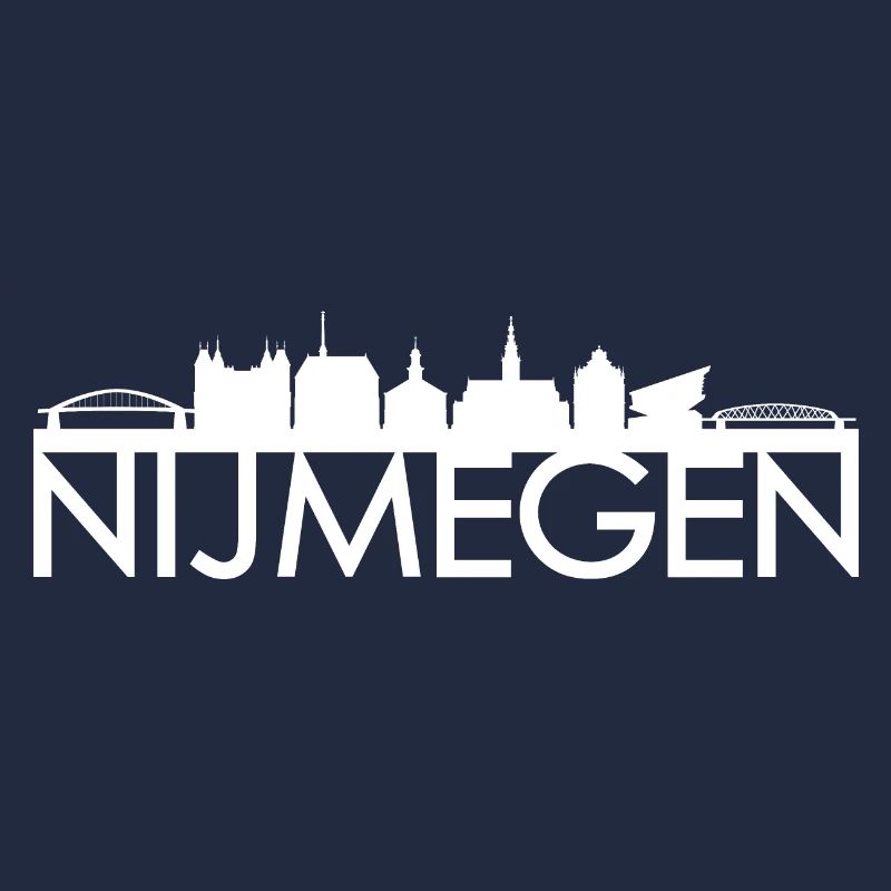 Idée de cadeau de skyline Pays-Bas Nijmegen