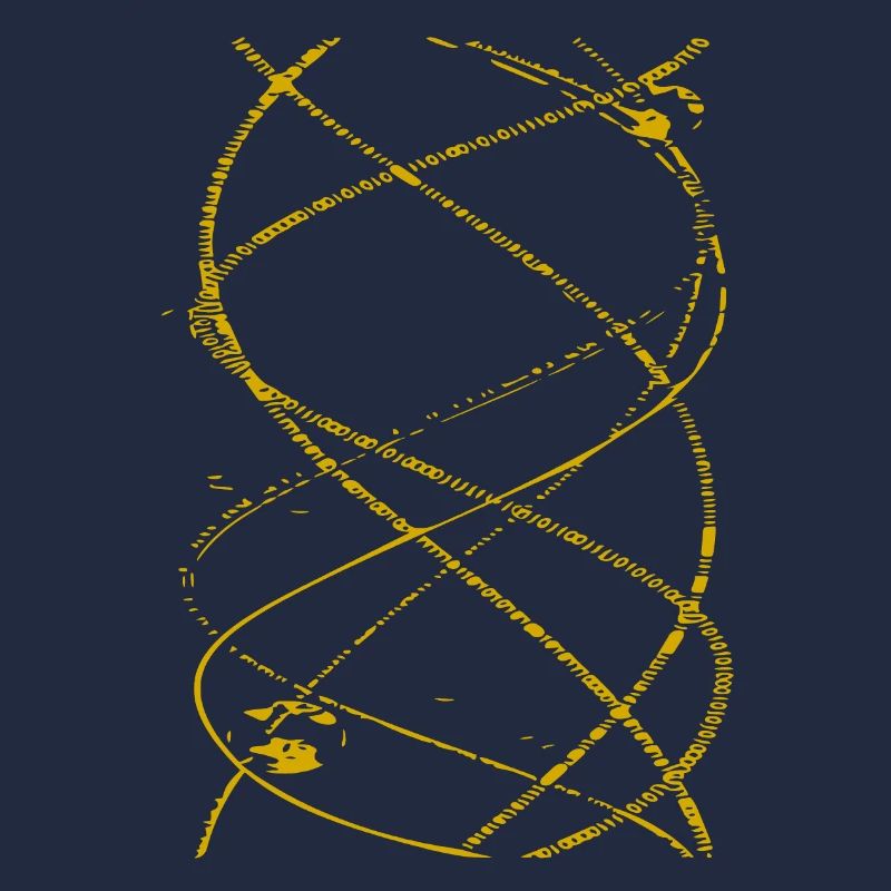 Binary Spiral (gelb)