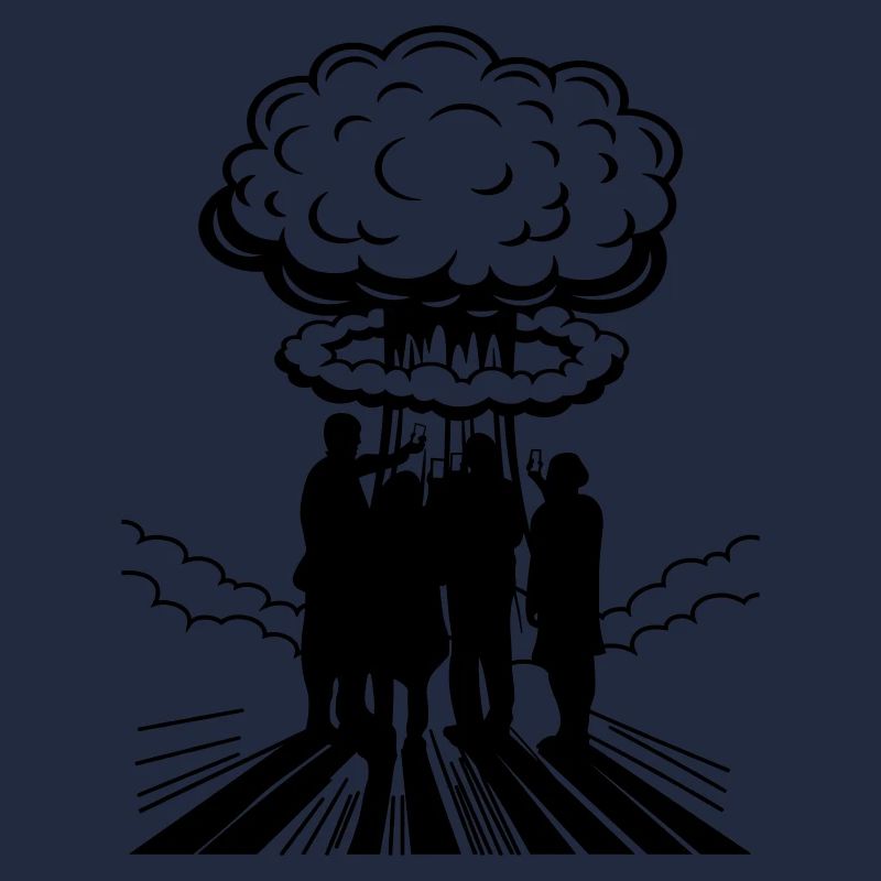 Color changeable | Atomic Bomb Selfie Nuclear Explosion