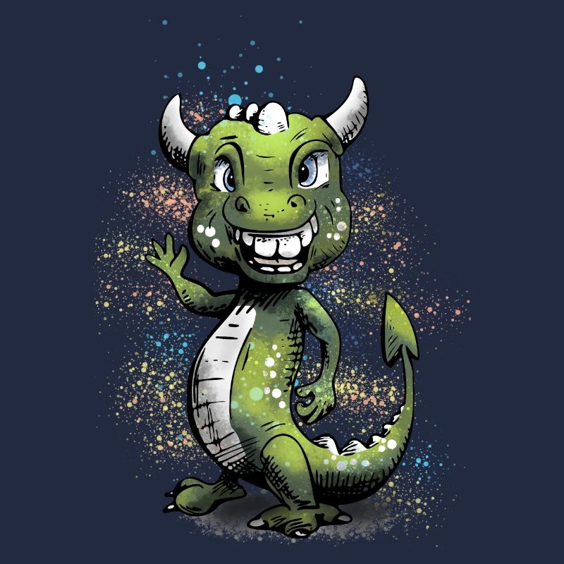 Farbiger Drache