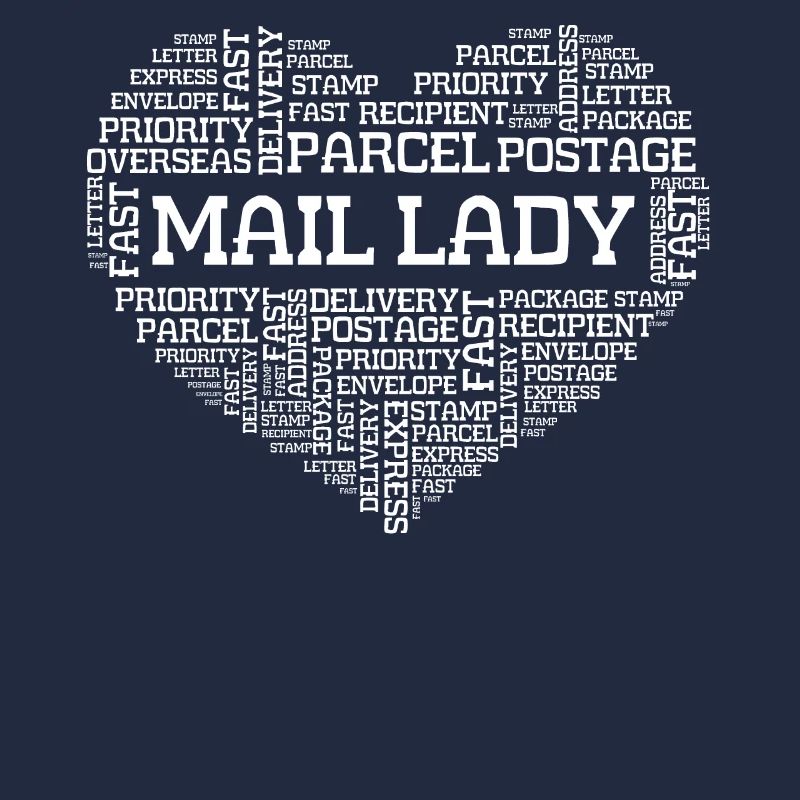 Dame de la poste, livraison postale