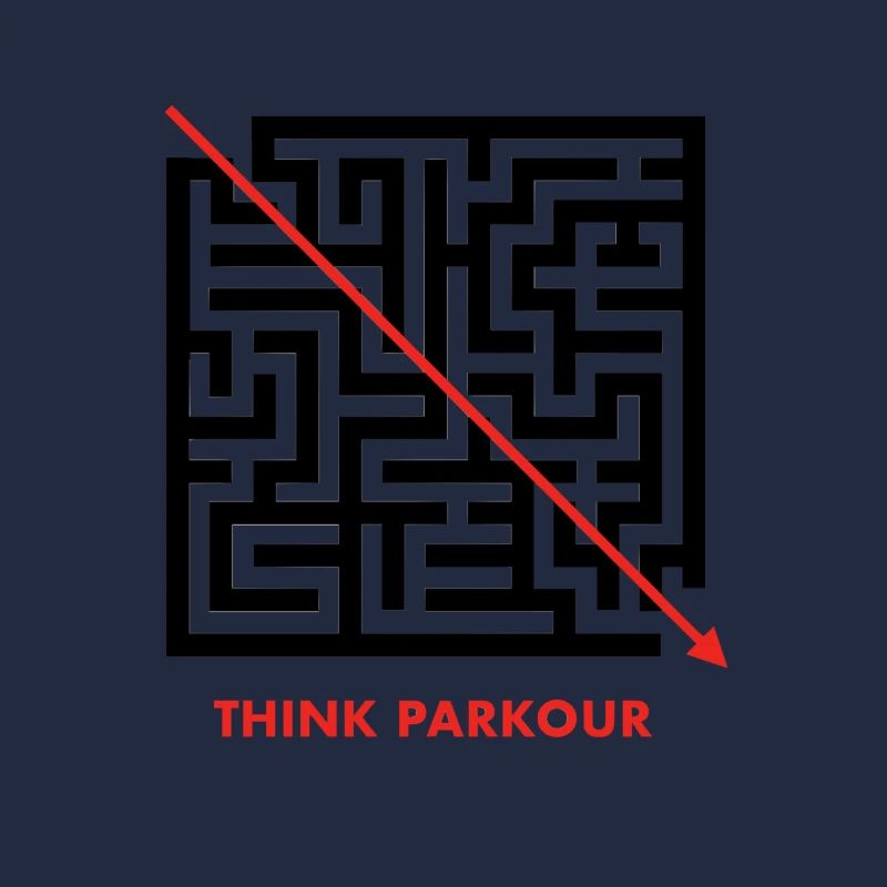Denken Sie an Parkour