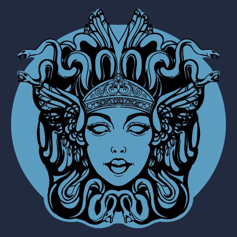 fond de méduse bleue