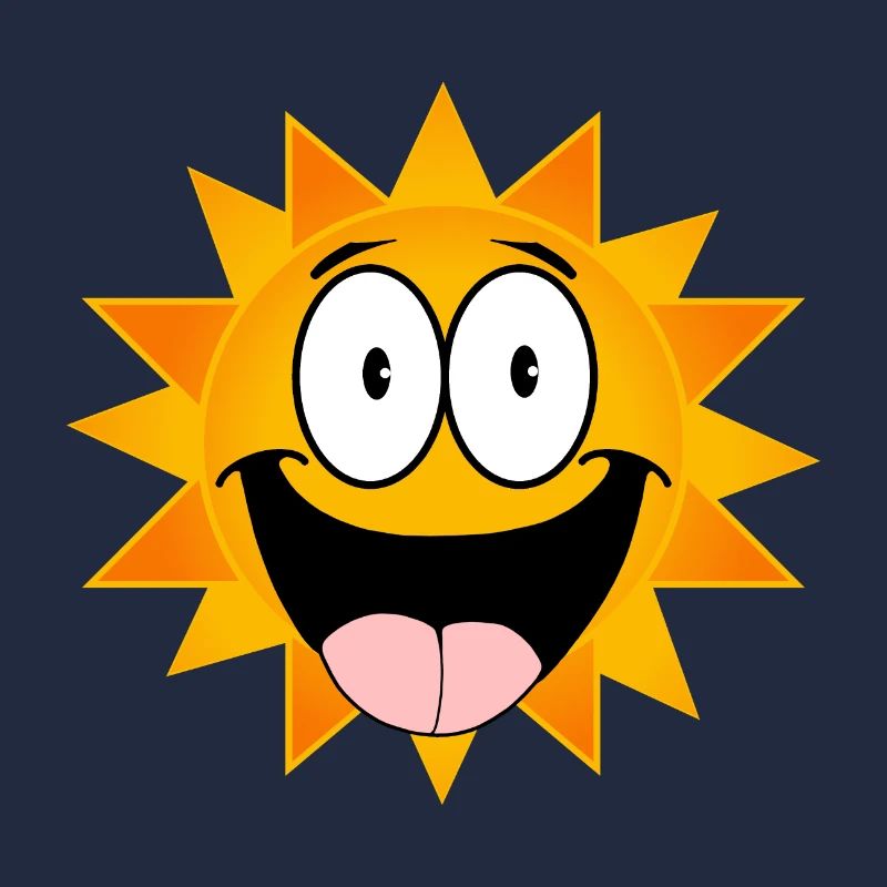 lächelnde Sonne
