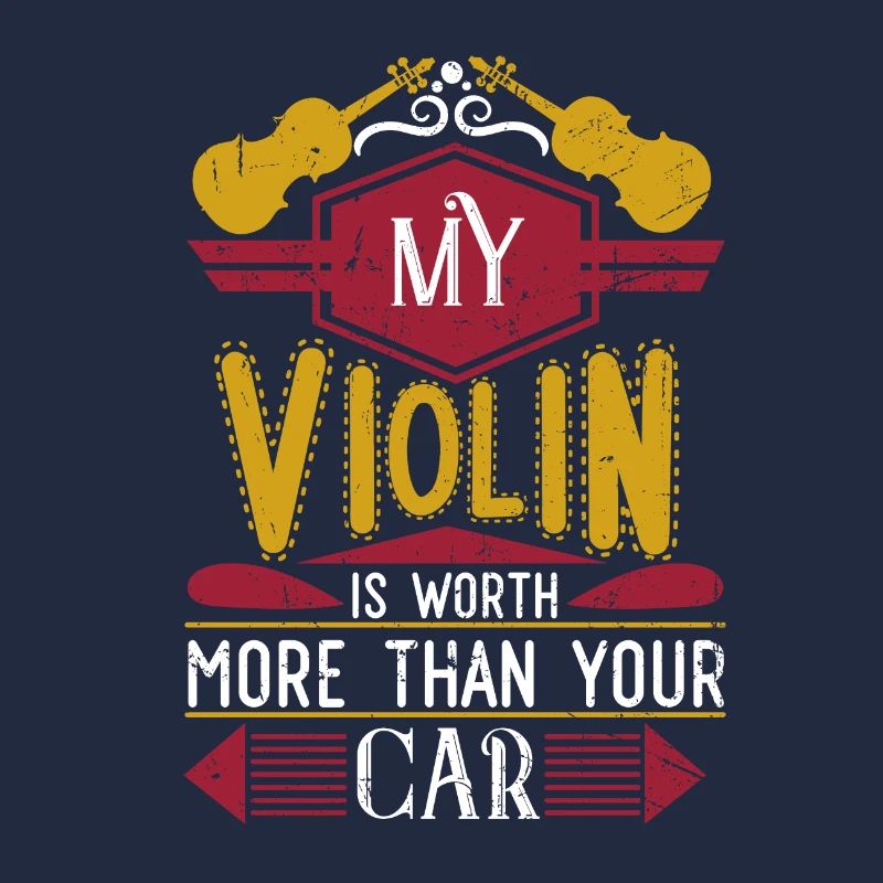 Funny string instrument violin maker gift