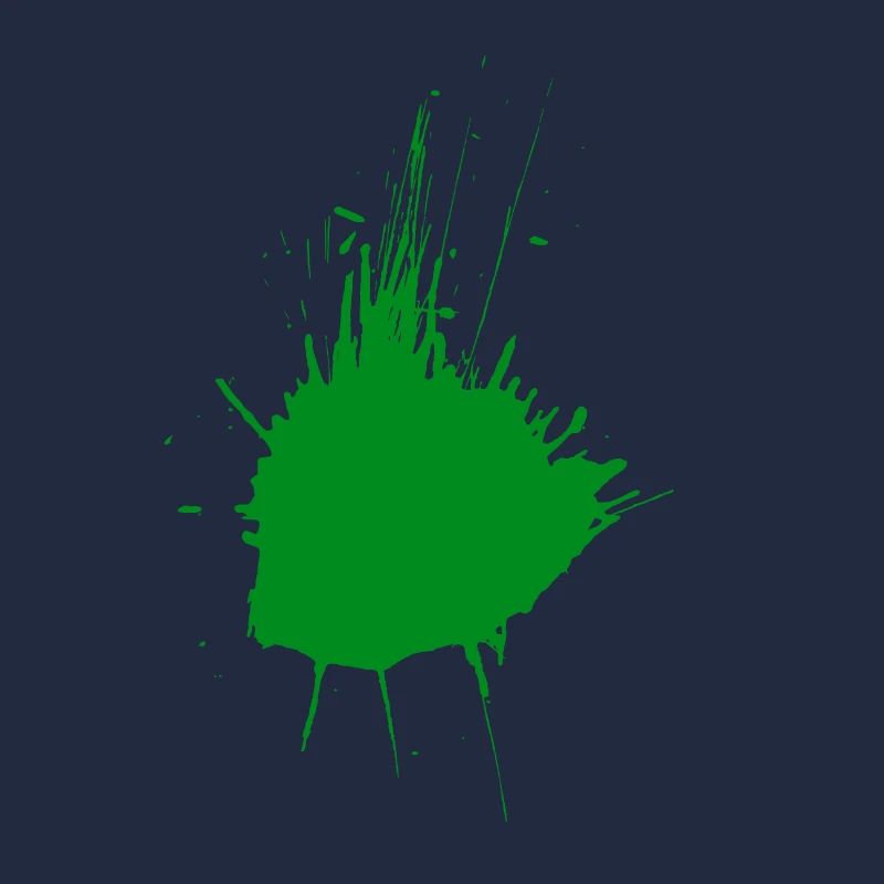 Taches de couleur vert