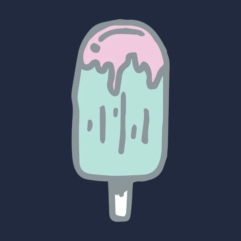 Crème glacée dans le style