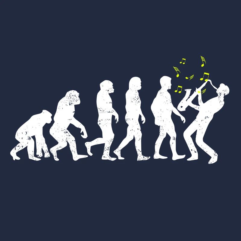 Evolution Jazz Sax Saxophone Musicien