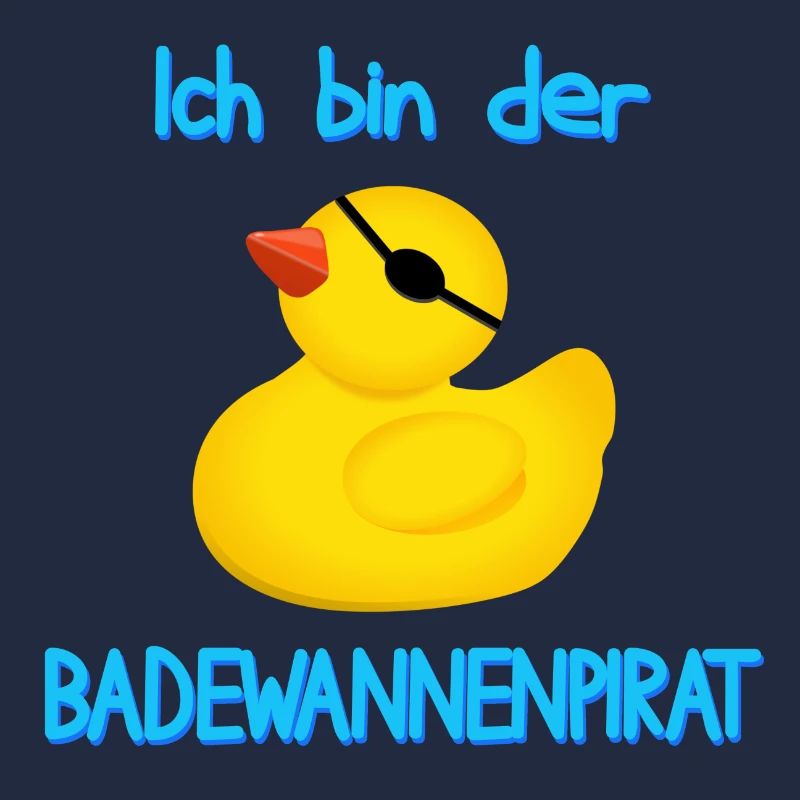 Badewannenpirat Quietscheentchen Geschenk Idee