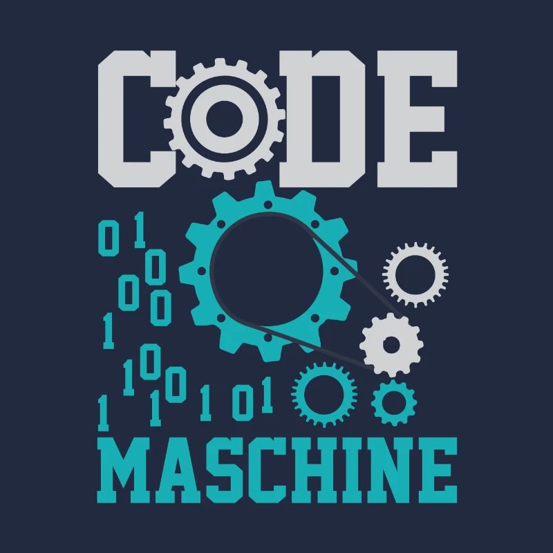 Code Maschine Computer Nerd Informatiker Shirt
