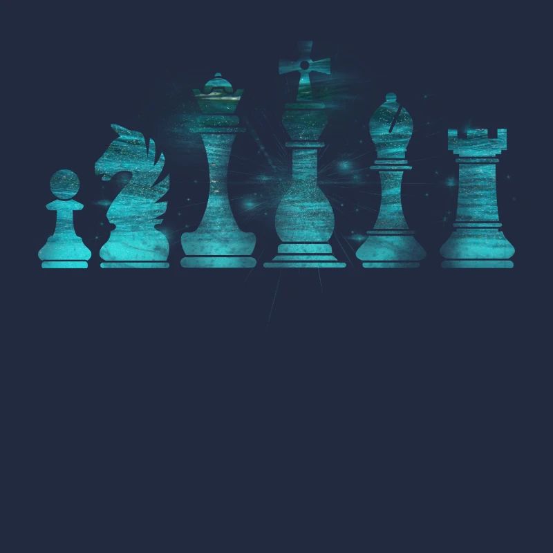 Jeu d’échecs cadeau de mat d’échecs · Pièces d’échecs