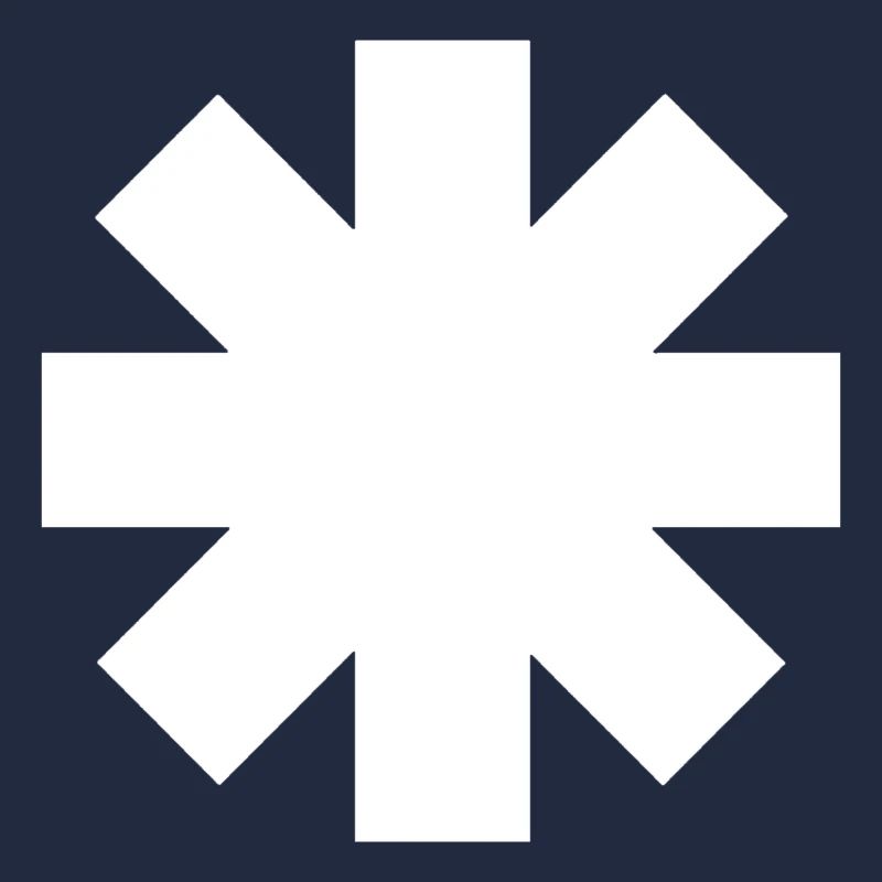 astérisque blanc rhcp