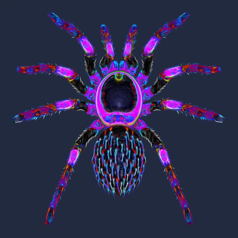 Lila Spinne