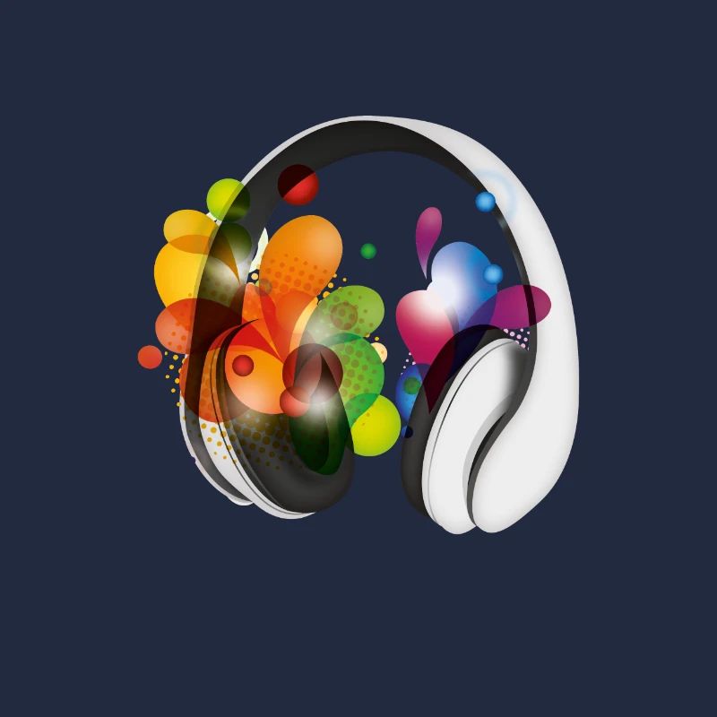 Music, headphones. Turn on