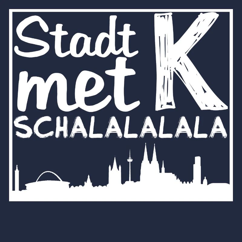 Stadt met K mit Kölner Skyline