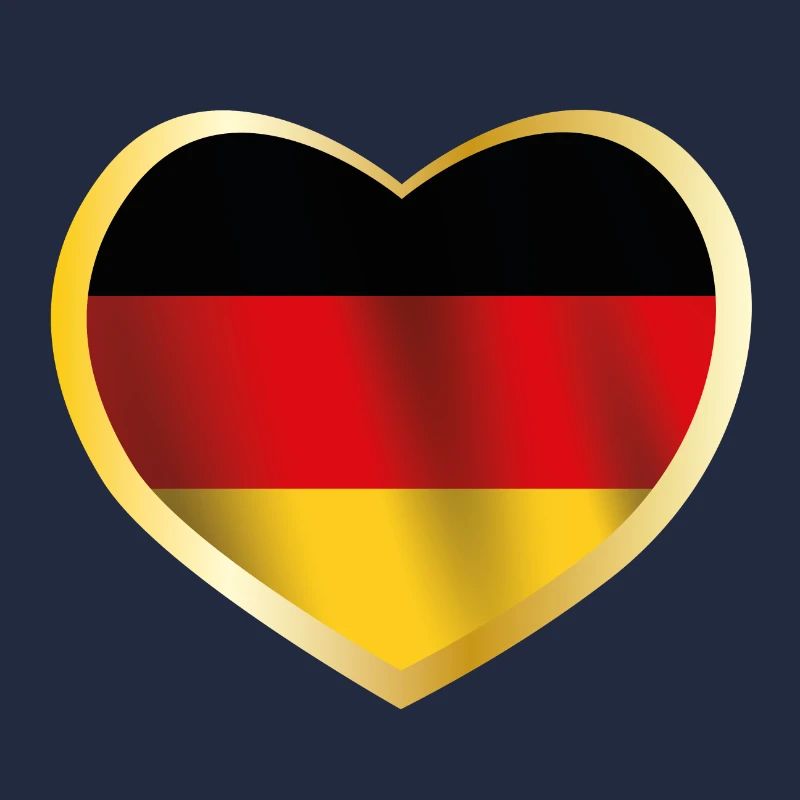 Deutschland Herz Deutsche Flagge Geschenk