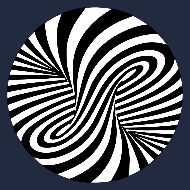 Optical illusion pattern shapes geometry gift