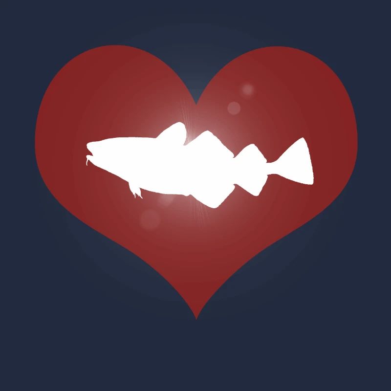 Heart cod - cod fishing
