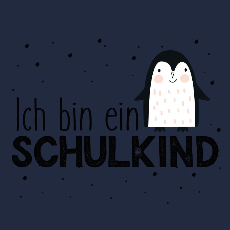 Ich bin ein Schulkind - Erstklässler - Pinguin