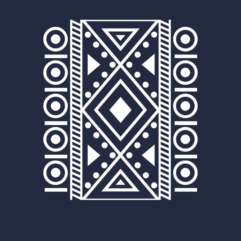 beau motif design blanc
