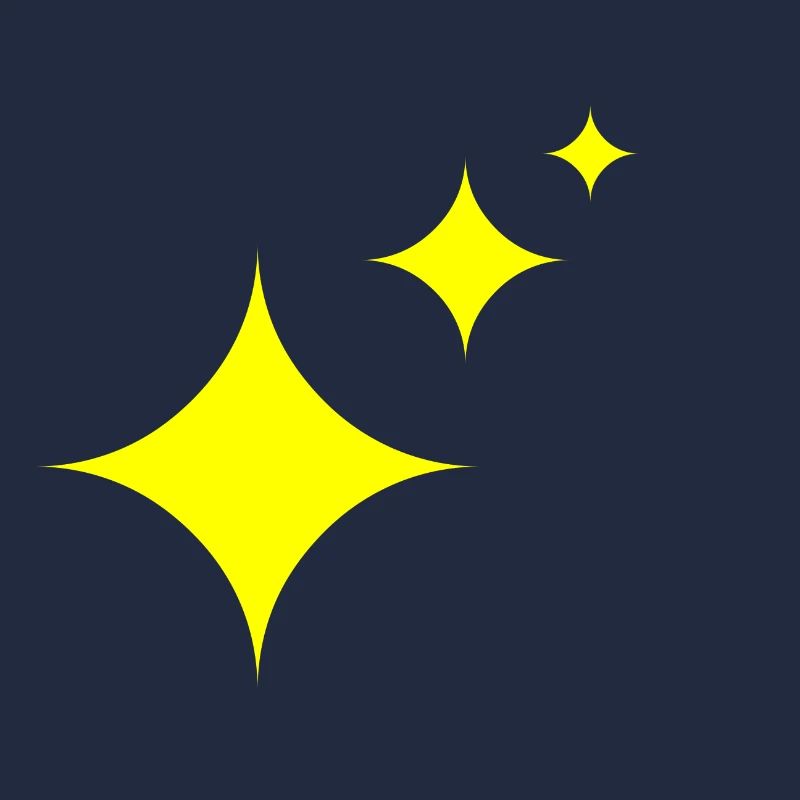 Stars yellow Gift idea Gift idea