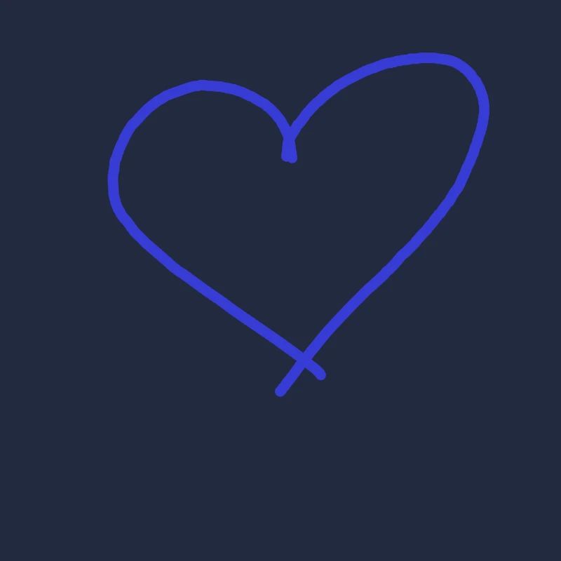 Blue heart gift idea gift idea