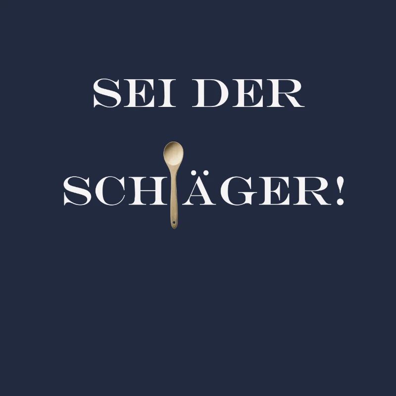 Sei der Schläger Kochlöffelshirt
